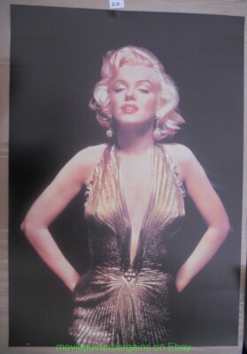 MARILYN MONROE MOVIE POSTER Reprint 27x40 TRAVILLA GOLD DRESS | eBay MARILYN MONROE MOVIE POSTER Reprint 27x40 TRAVILLA GOLD DRESS | eBay
