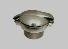Petrol Tank Fuel Flip Cap 2" With Filler Neck Cafe Racer Monza AJS BSA