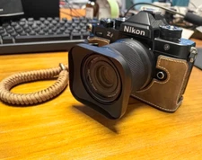 New Square Metal Camera Lens Hood with Cap For Viltrox 40mm F2.5 56 F1.7 Lens