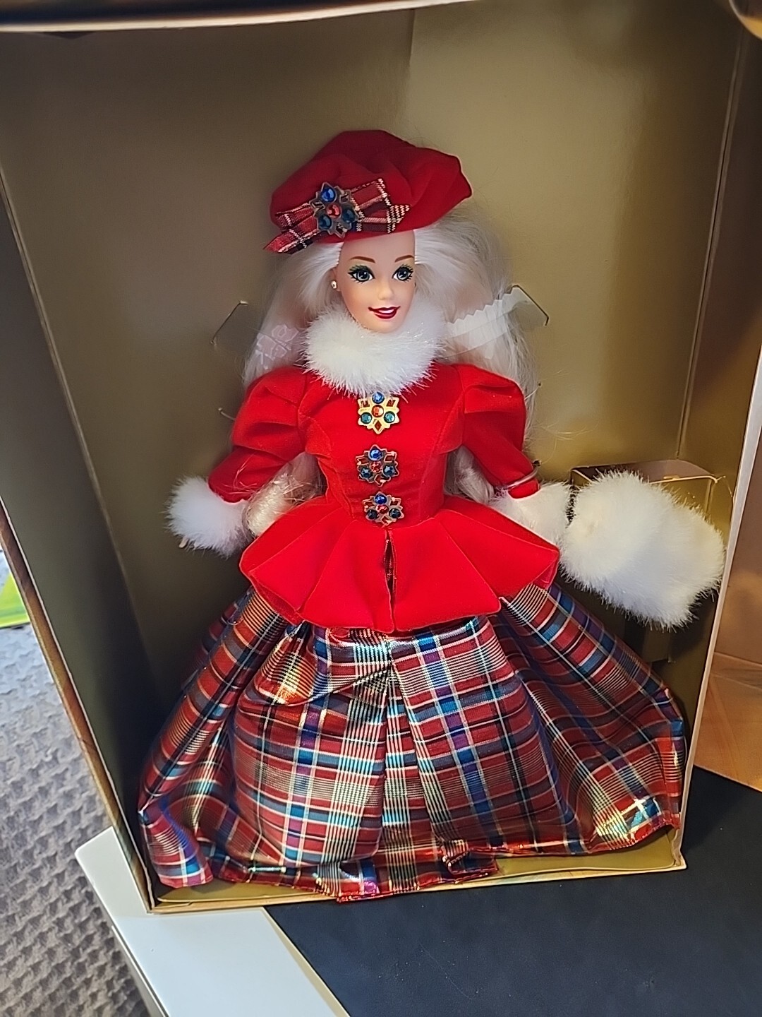 1996 Jewel Princess Barbie Limited Edition Winter Princess Collection Doll 15826