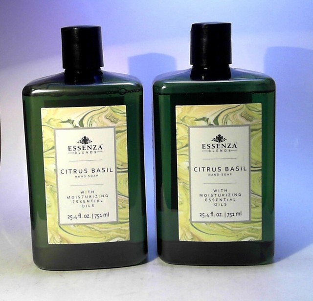 essenza hand soap refill citrus basil
