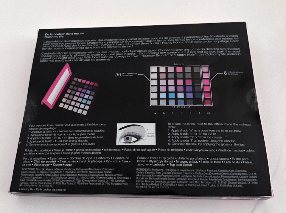 Sephora Color My Life Eye & Lip Makeup Tablet - Image 4 of 4