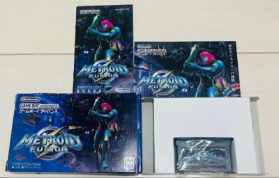 Metroid Fusion Nintendo Game Boy Advance BOXED Tested Working Japan ver F/S 