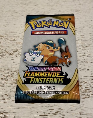 Pokemon Flammende Finsternis Funpack Booster Pack Nintendo NEU OVP Sealed