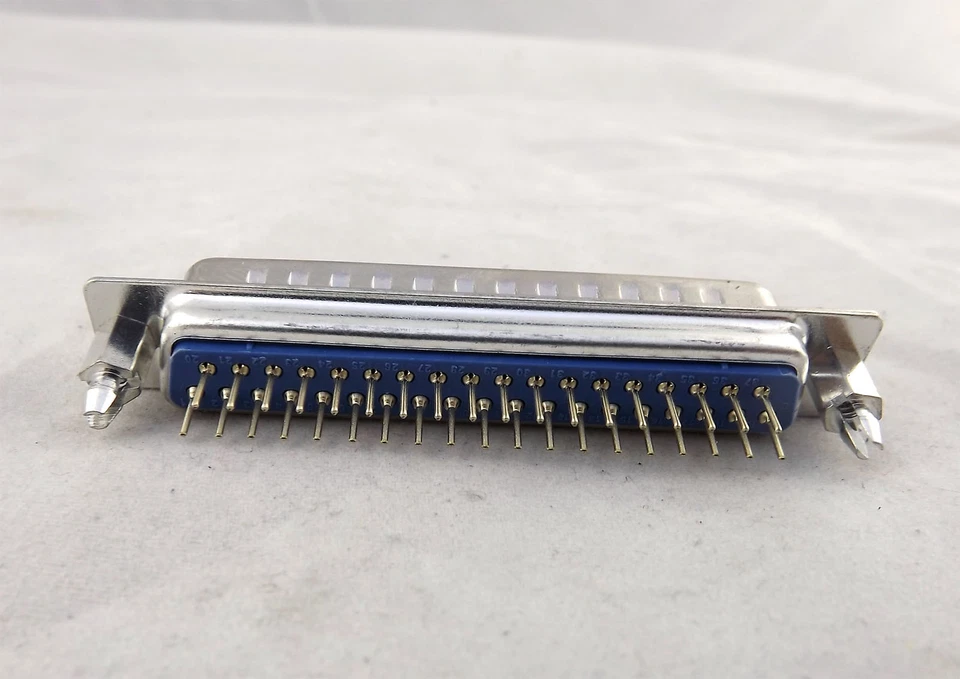 10x D-SUB DB37 37Pin Male DIP PCB Solder Connector Adapter DP37 2 Row Lock Screw - Image 4 of 4