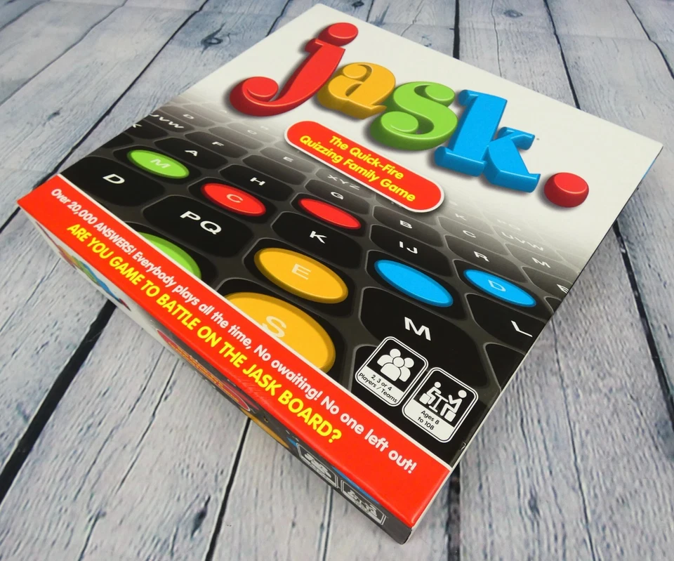 NEW: JASK - The Quick Fire Family Quizzing Game by SJD Games (8yrs+) ~ SEALED - Image 3 of 4