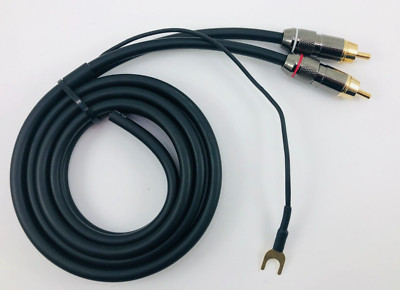 Cinch Audiokabel Plattenspieler MICRO SEIKI, High Fidelity geschirmt mit masse