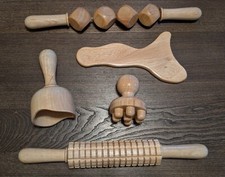Wood Therapy Massage Tools 5-In-1 Lymphatic Drainage Massager Maderoterapia Kit