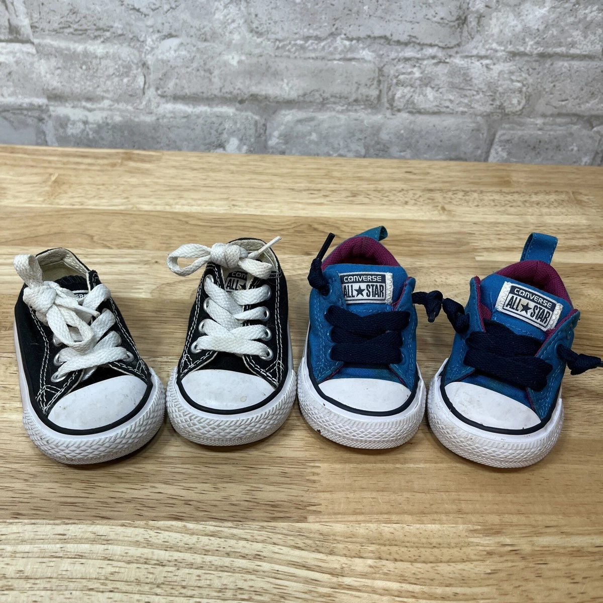 Lot Of (2) Infant Toddler Girl&#039;s Size Converse All Star | eBay