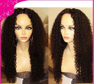 Jerry Curly Wave Weave Lace Front Wig Full Lace Wig Indian Remy
