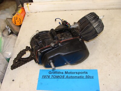 1976 Tomos Koper 50cc moped automatic sport oem motor engine crankcase cylinder