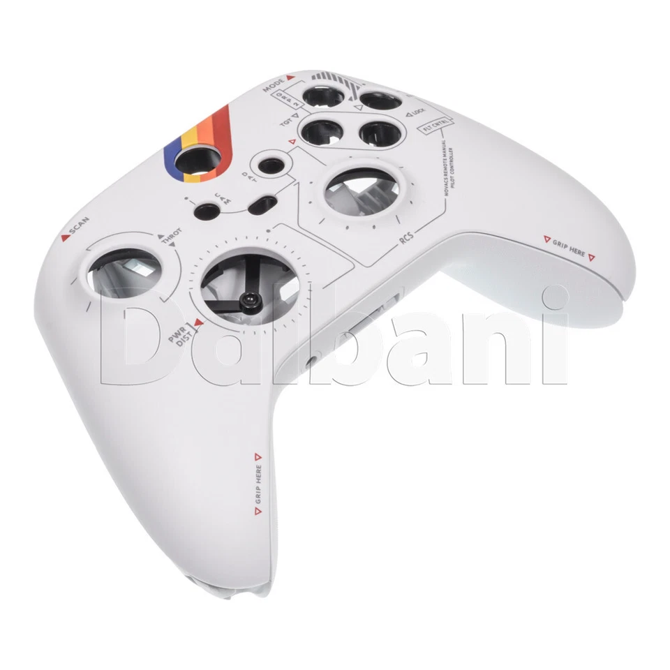 Full Housing Shell Buttons Replacement for Xbox Series X S Controller White Red - Image 4 of 4