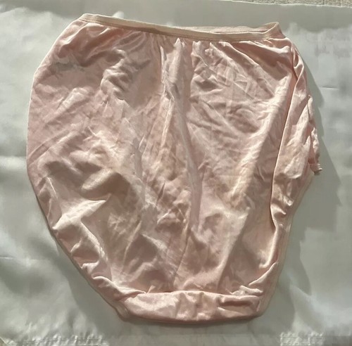 Vintage NWT Adonna 100% Nylon Brief JC Penny Panties Granny Sissy Sz 8 - Picture 2 of 5