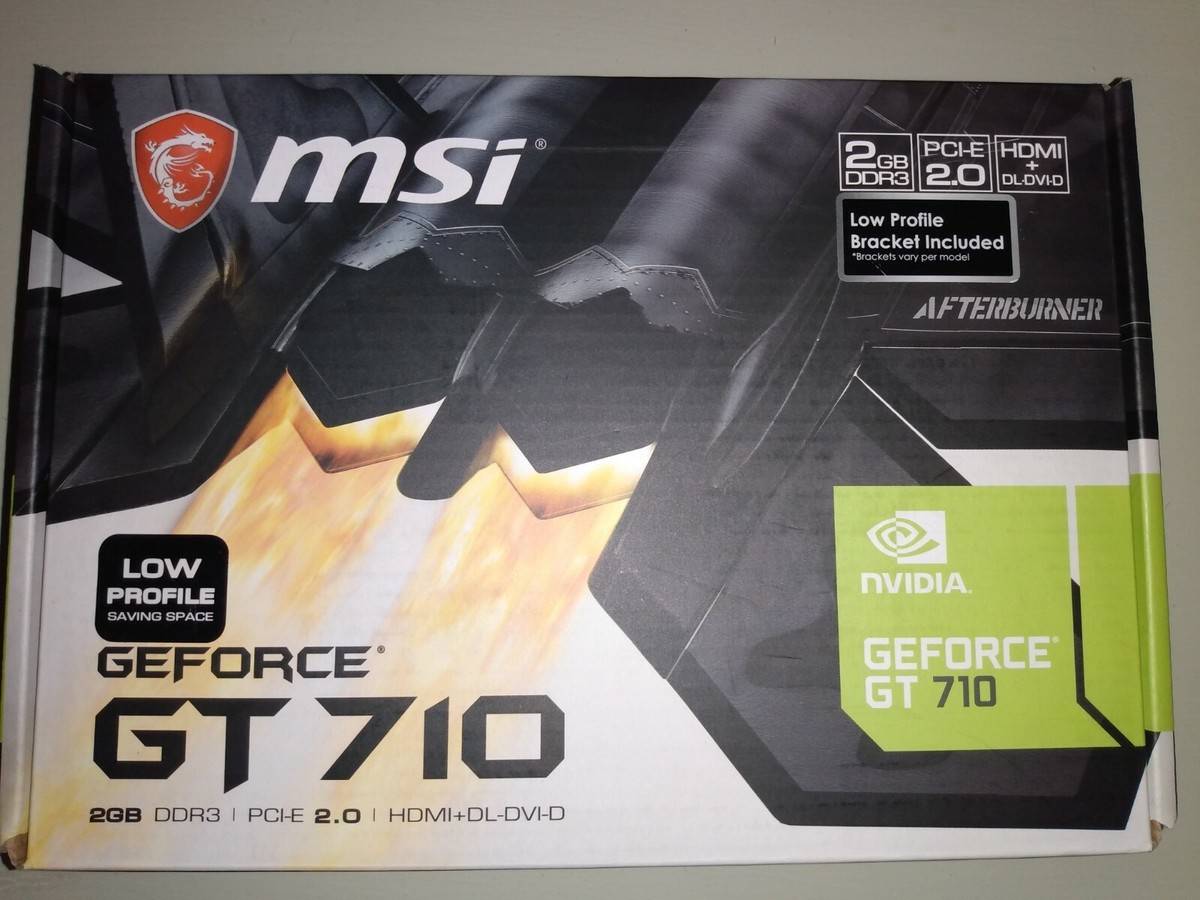 msi geforce gt710 2gb GPU Graphics Card Afterburner with cooling