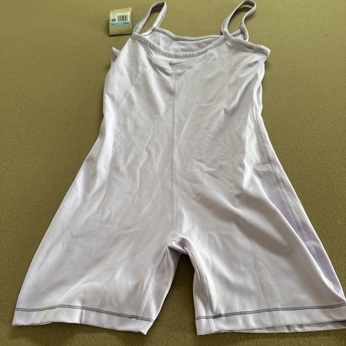 Nike One Women's Dri-FIT Short Bodysuit Medium Fq2161 Purple