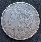 1921 Morgan Silver Dollar $1 No Mint Mark Philadelphia 90% Silver Coin