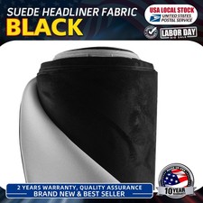 Black Suede Headliner Fabric Material for Car Auto Headliner  Trim 60"  60"