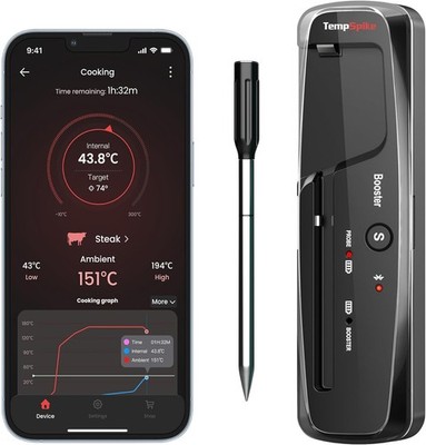 ThermoPro TempPro Fleischthermometer 150m Kabellos Grillthermometer Bluetooth IP