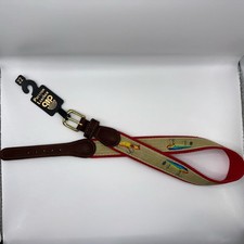 Preston Leather Fishing Lures Belt Solid Brass Buckle Kids Size 22 Made in USA