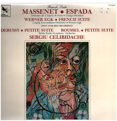 LP Massenet / Egk / Roussel / Debussy French Suite NEAR MINT Varèse Sarabande