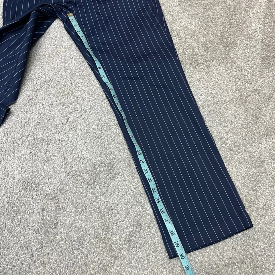 Ralph Lauren RLX EE. UU. Pantalones a Rayas Hombres 32x30 Equipo Juegos Olímpicos Poliéster Estilo Años 80 Foto 3 de 4