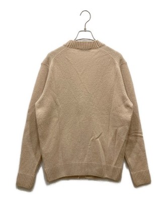 maison kitsune Baby Fox Patch L/S V-Neck Knit Cardigan Size: M Men