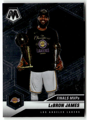 2020-21 Panini Mosaic NBA No. 297 LeBron James Finals MVPs