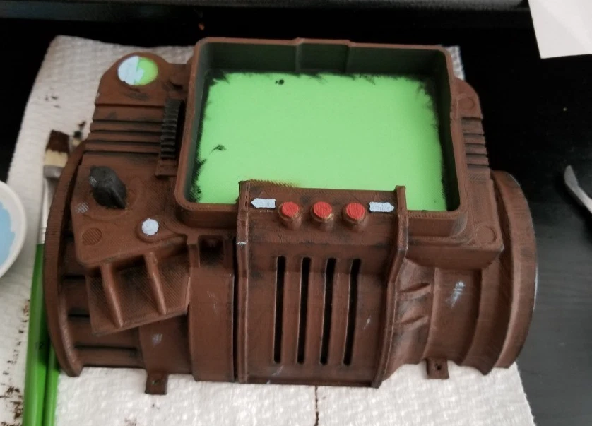 Fallout Pip-Boy 3000 1:1 Scale Model Kit Prop Cosplay - Image 2 of 3