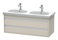 Duravit Ketho Waschtischunterschrank FüR Doppelwaschtisch 034812 Mit 2...