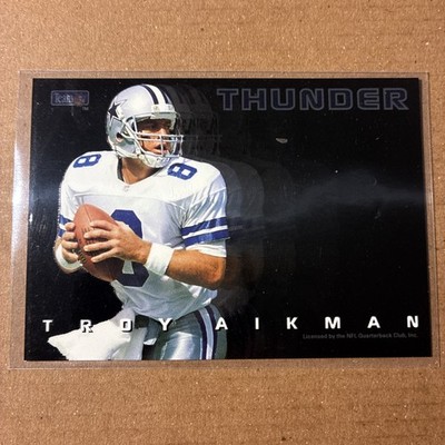 1993 Skybox Premium - Thunder & Lightning Troy Aikman, Michael Irvin #TL6 EX+