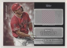 2020 Topps Update Major League Material Black 153/199 Mike Trout #MLM-MTR 0v1