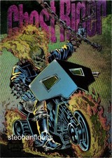 1994 Fleer Marvel Universe Series V Powerblast Power Blast Rainbow 3 Ghost Rider