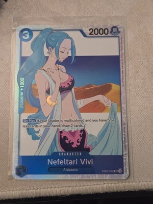 One Piece Nefeltari Vivi EB02-026 SR Extra Booster 25th