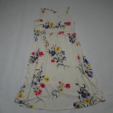 Old Navy Maternity Size M Floral Print Ruched Empire Waist Sleeveless Dress