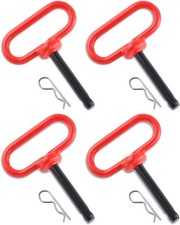 4pack Hitch Pin 12 X 3 Inch Trailer Hitch Pin With Clip And Rubber-coated Ha... 4pack Hitch Pin 12 X 3 Inch Trailer Hitch Pin With Clip And Rubber-coated Ha...