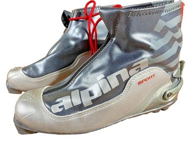 Alpina SCL Nordic Cross Country Ski Boots Size EU40 US7.5 for NNN 3135