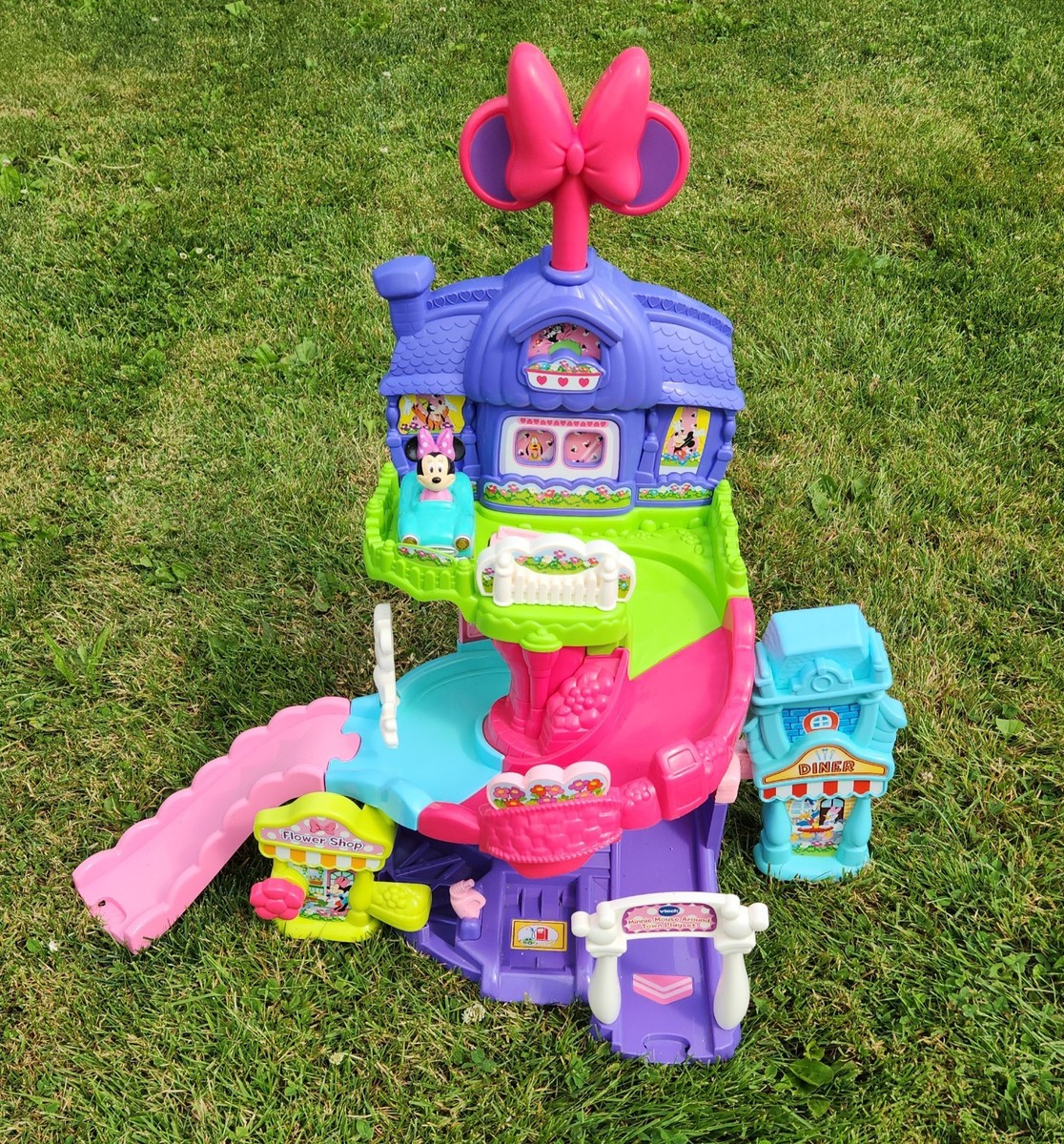 VTech Go! Go! Smart Wheels Disney Minnie Mouse Around Town Playset