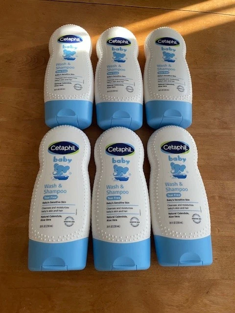 6 Cetaphil Baby Wash & Shampoo Tear Free 7.8oz
Opens in a new window or tab