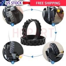 4x Robot Tires For Irobot Roomba Wheels Series 5/6/7/8/9/I7 S9 Anti Slip USA