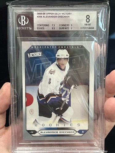 Alex Ovechkin RARE ROOKIE HOLOGRAM REFRACTOR INVESTMENT CARD CAPITALS MVP - Foto 10