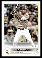 2022  Topps Update Jose Azocar #US280 San Diego Padres MLB Baseball  Rookie RC
