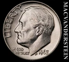 1963-D Roosevelt Dime- Silver- Choice Gem Brilliant Uncirculated Luster  #K556
