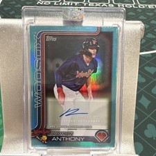 2025 Topps Pro Debut Roman Anthony Autograph /75 WooSox PD-12 Baseball