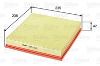 Valeo Luftfilter 585194 Filtereinsatz FüR BMW Z3 E36 3Er Compact Roadster 316