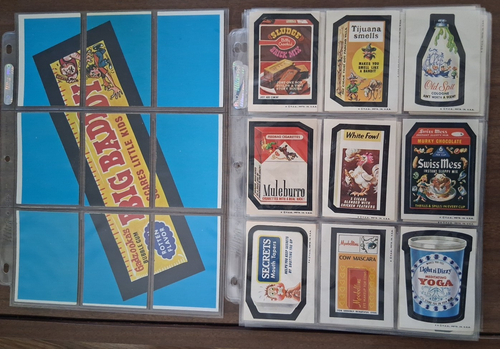 1973 Topps Wacky Packages Series 5 Tan Back Complete Set with Puzzle ...