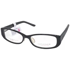 Designer Looks for Less FM15052 Black/Grey Eyeglass Frames 54-16-135 Adjustable