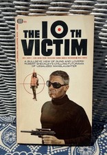 Vintage 'The 10th Victim' By Robert Sheckley Paperback Book 1965 Ballantine