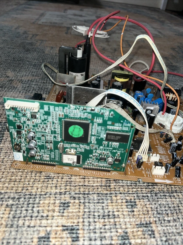 CRT TV Mainboard with Flyback Transformer – Analog Tuner, AV Inputs, - Image 2 of 4