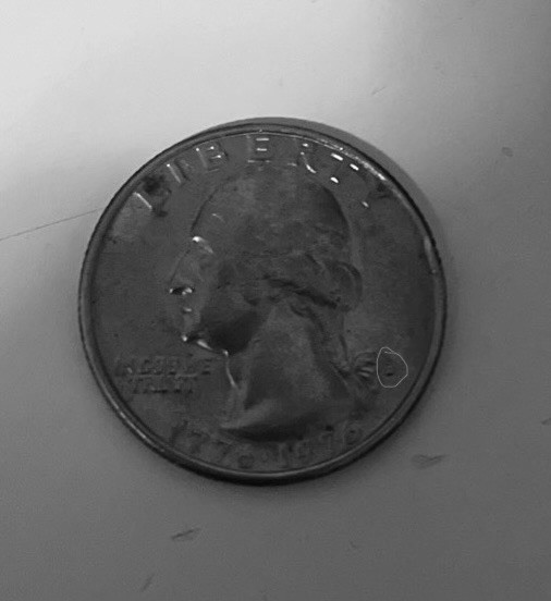 1776-1976 Washington Silver Coin with Mint Mark by The US Mint Almost Perfect