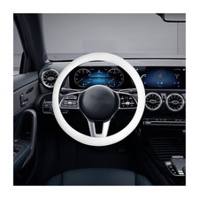 Car Silicone Steering Wheel Cover, Soft Anti-Slip Auto Steering Wheel Protect...